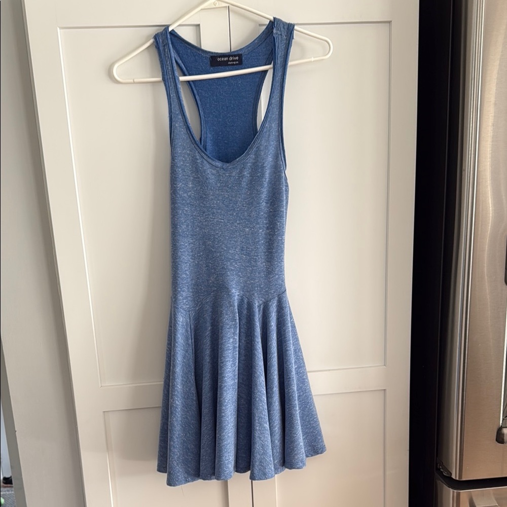 Blue Sleeveless Dress